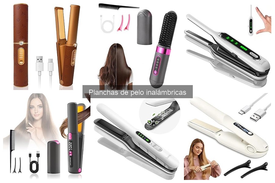 Mejores marcas de planchas de pelo inalámbricas: comparación