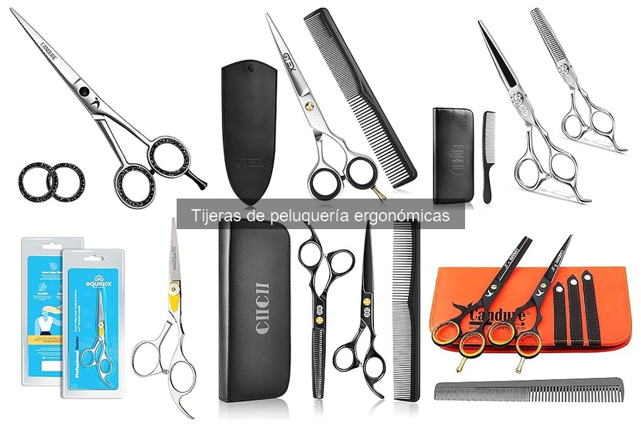 Mejores marcas de tijeras de peluquería ergonómicas