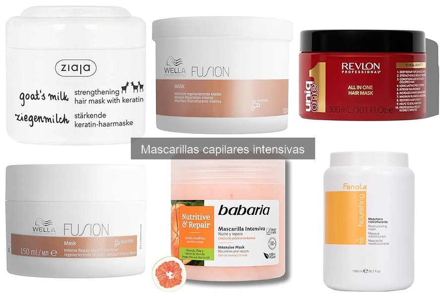 Mejores mascarillas capilares intensivas para cabellos dañados