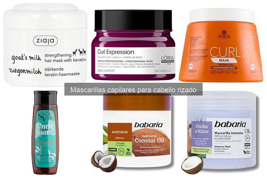 Mejores mascarillas capilares para cabello rizado en 2023
