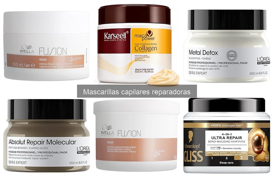 Mejores mascarillas capilares reparadoras: comparativa 2023