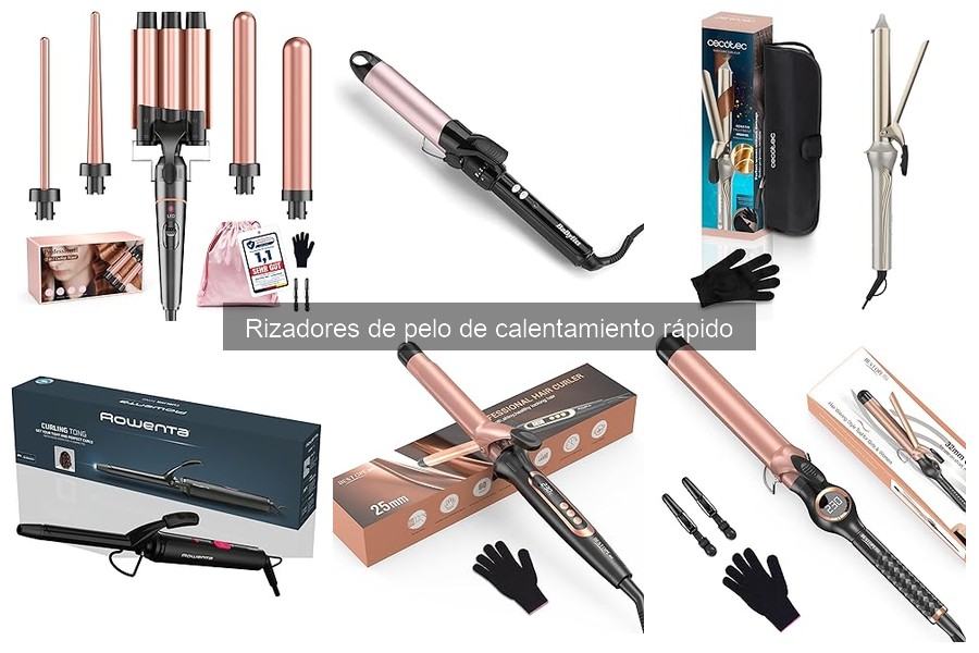 Mejores Ofertas en Rizadores de Pelo de Calentamiento Rápido