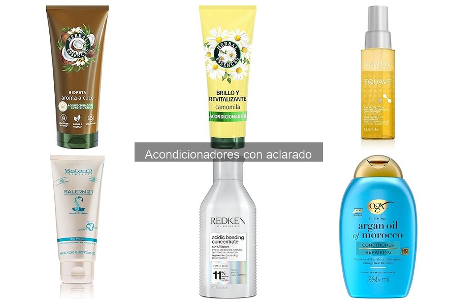 Mejores ofertas y precios de acondicionadores con aclarado