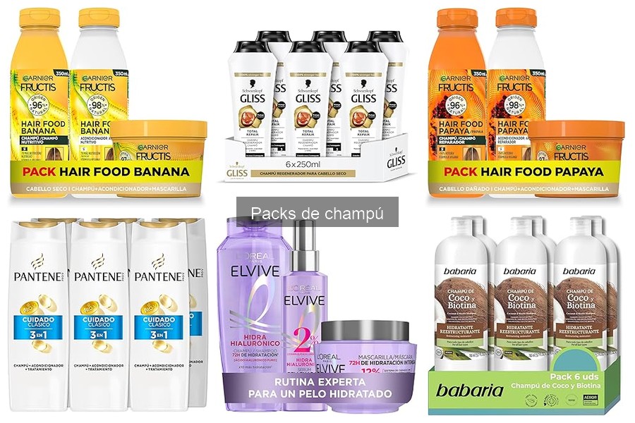 Mejores packs de champú para cabello seco en 2023