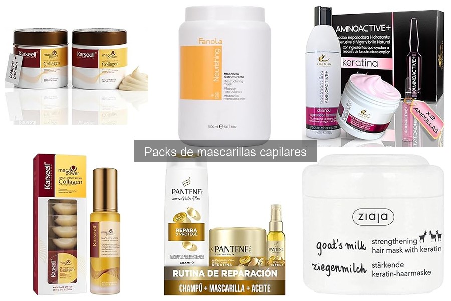 Mejores packs de mascarillas para cabello rizado