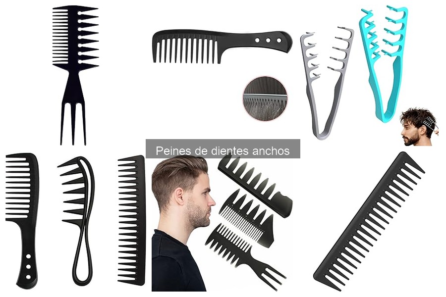 Mejores peines de dientes anchos para cabello rizado