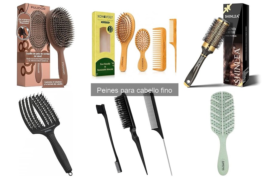 Mejores peines para cabello fino según tipo de cabello