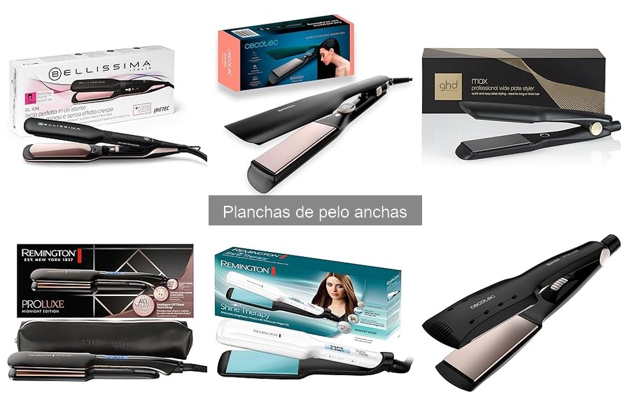 Mejores Planchas Anchas para Cabello Rizado en 2023