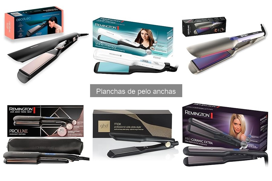 Mejores Planchas de Pelo Anchas Comparativa 2023