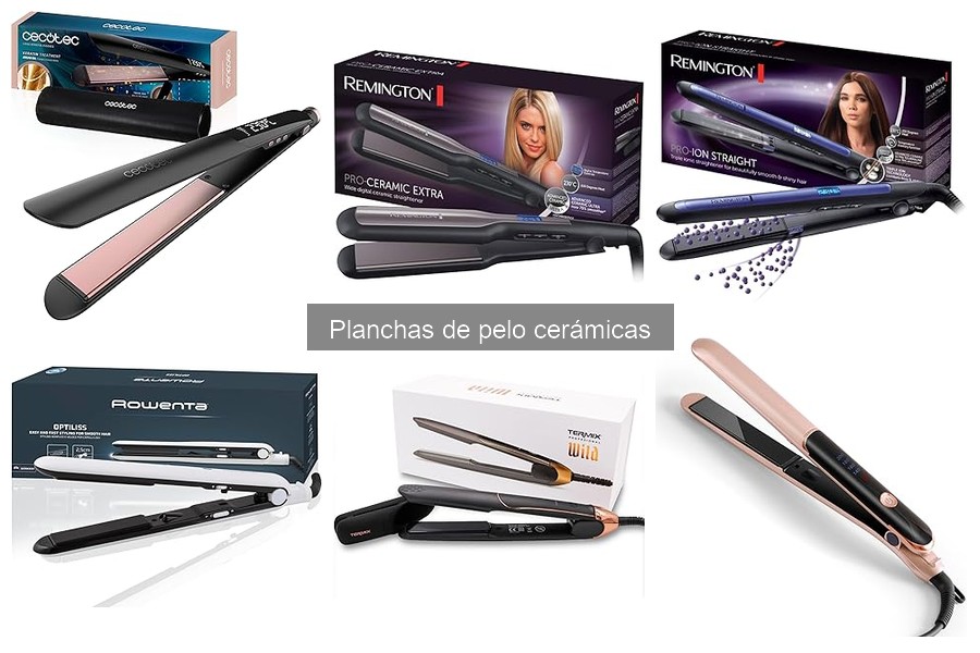 Mejores planchas de pelo cerámicas para cabello rizado