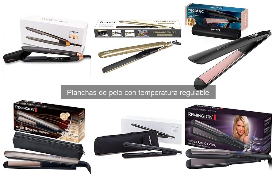 Mejores Planchas de Pelo con Temperatura Regulable para Cabello Rizado