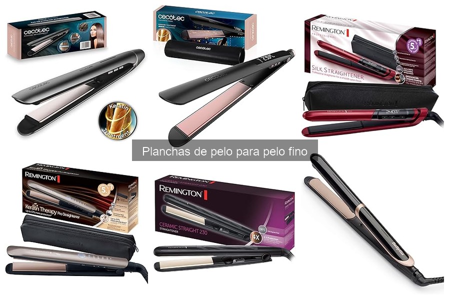 Mejores planchas de pelo para cabello fino en 2023