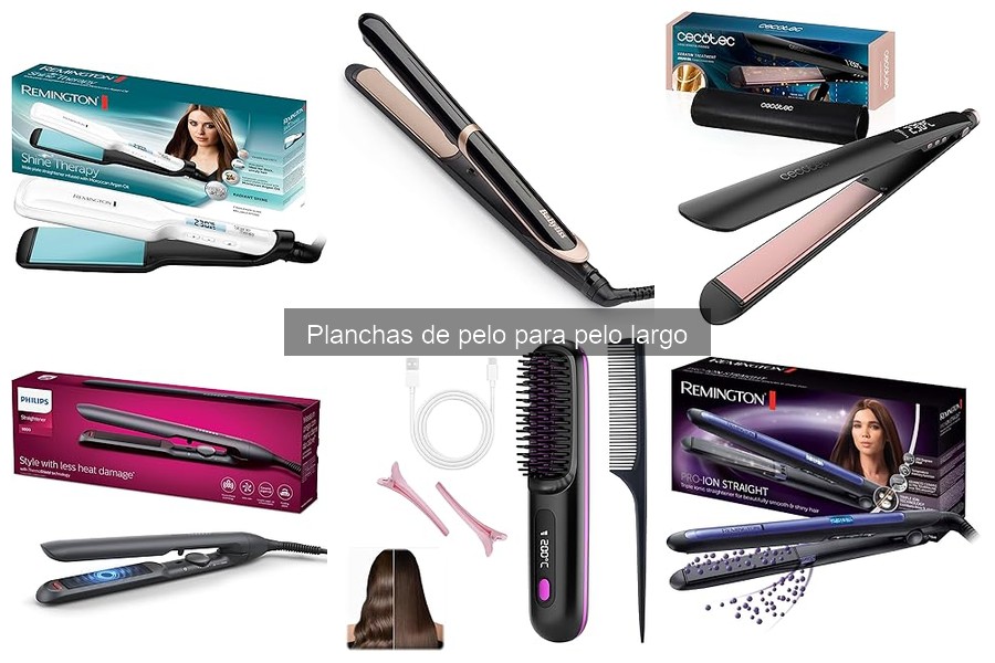 Mejores Planchas de Pelo para Cabello Largo y Dañado