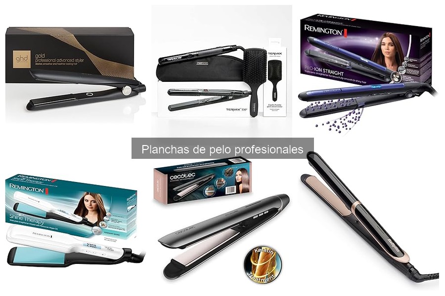 Mejores planchas de pelo profesionales para cabello rizado