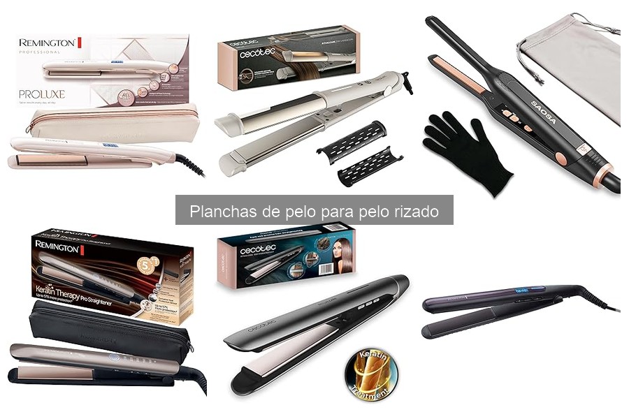 Mejores planchas para pelo rizado en 2023: comparativa