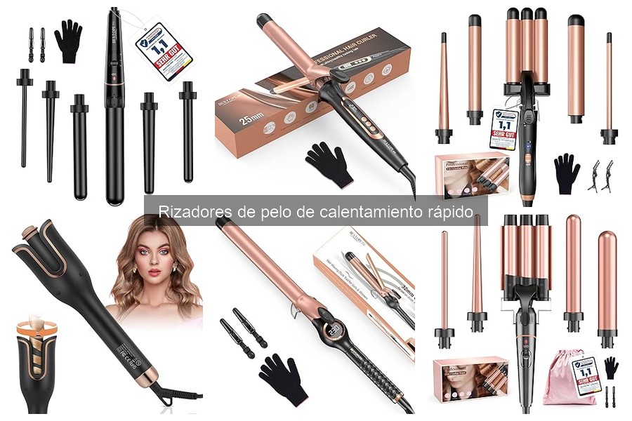 Mejores rizadores de pelo de calentamiento rápido para cabellos finos