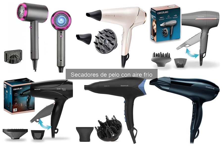 Mejores secadores con aire frío para cabello rizado
