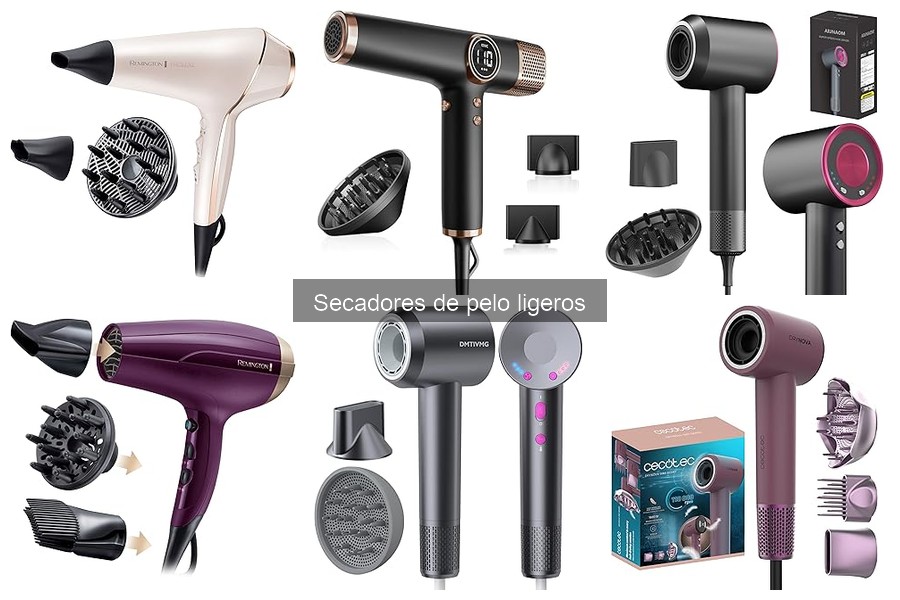 Mejores secadores de pelo ligeros para cabello rizado