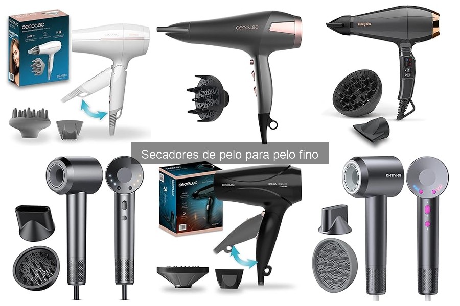 Mejores secadores de pelo para cabello fino de marcas reconocidas