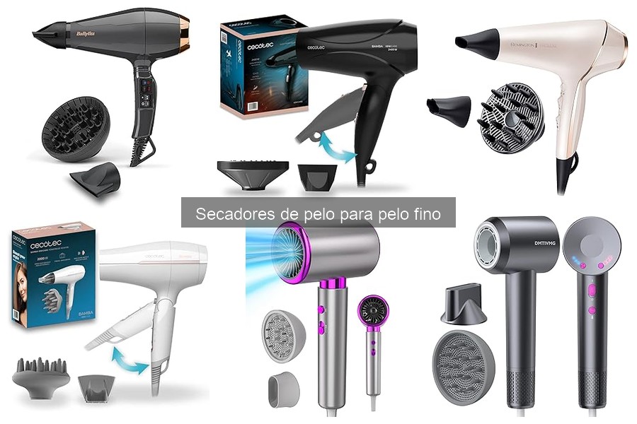 Mejores secadores de pelo para cabello fino en 2023