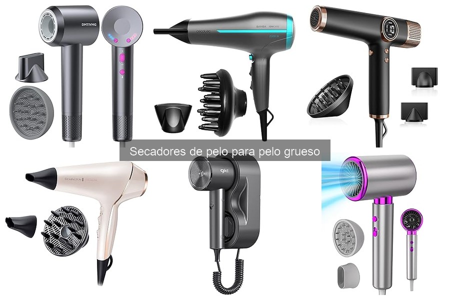 Mejores secadores de pelo para cabello grueso en casa
