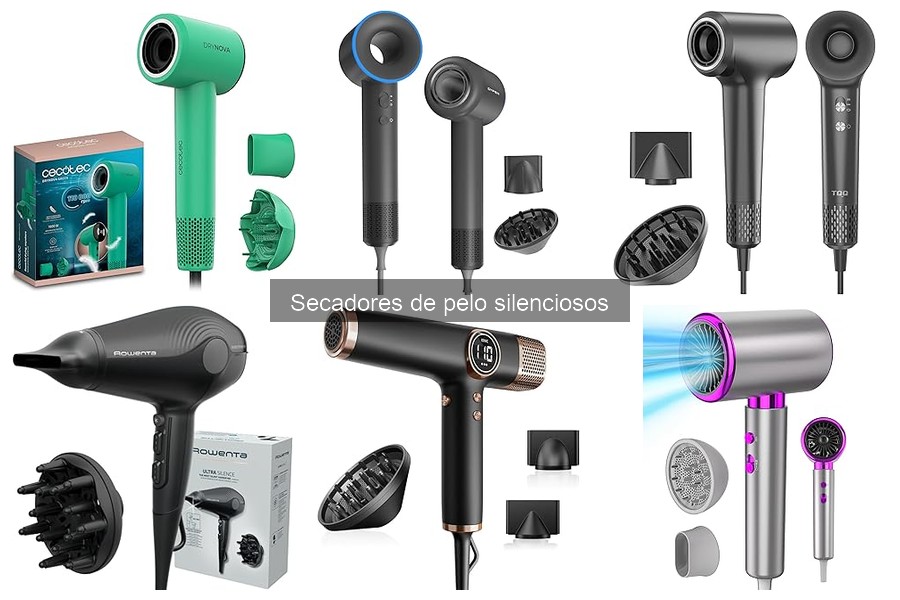 Mejores secadores de pelo silenciosos para el hogar