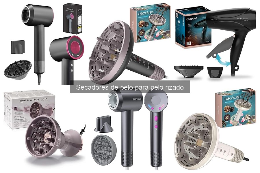 Mejores secadores para cabello rizado: comparativa 2023