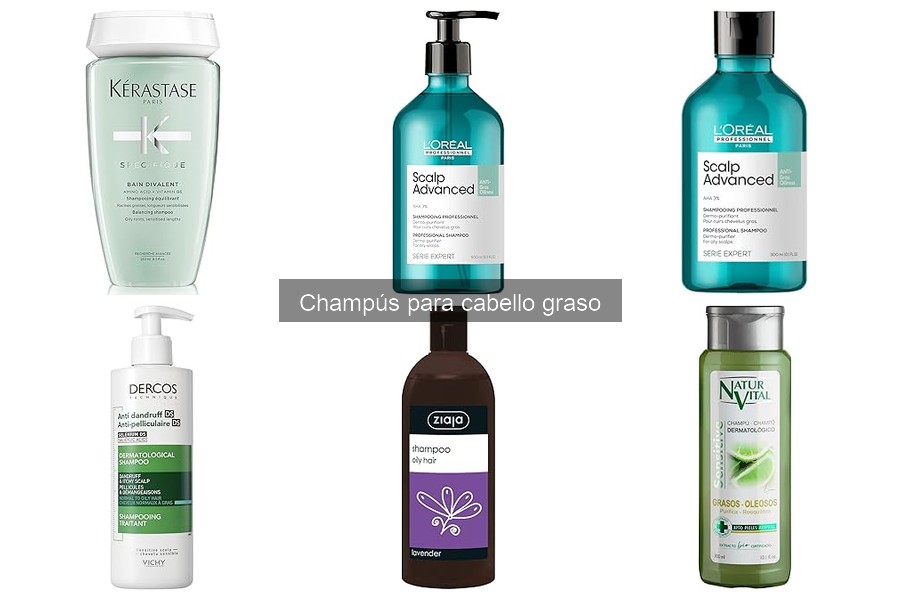 Ofertas de champús para cabello graso en Amazon 2023