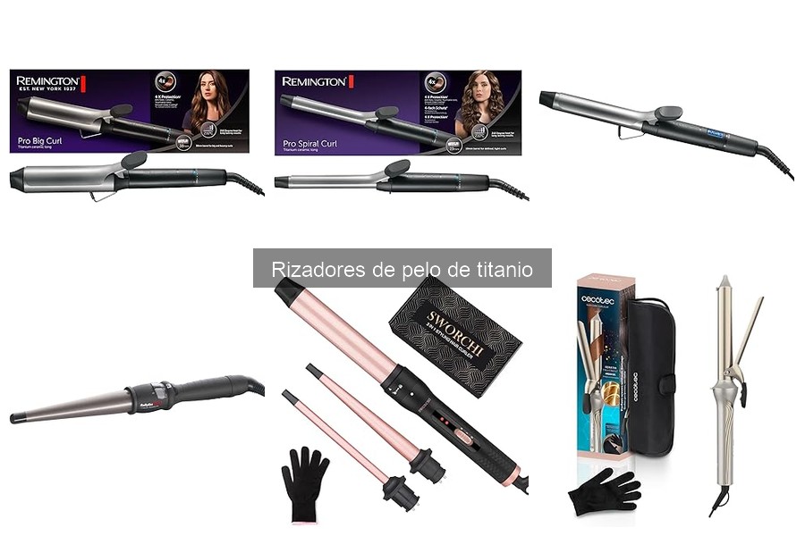 Ofertas y Descuentos en Rizadores de Pelo de Titanio