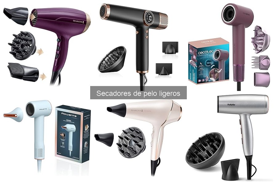 Ofertas y precios de secadores de pelo ligeros 2023
