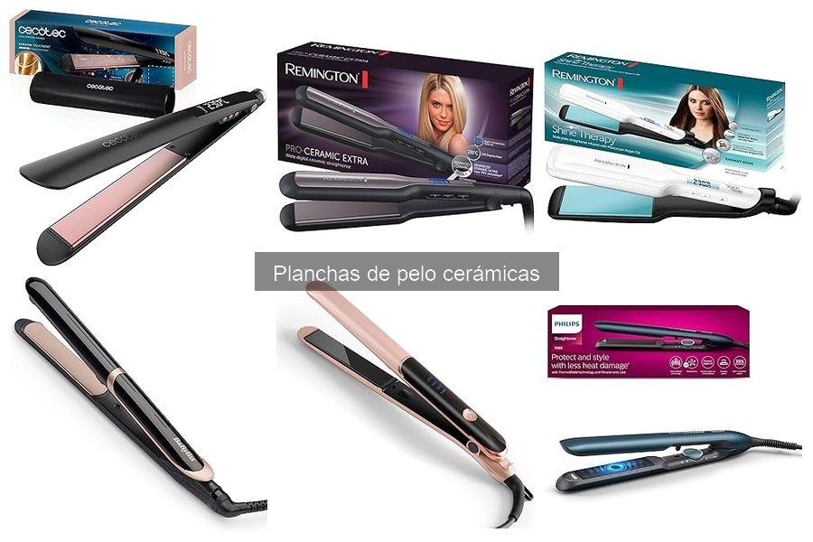 Ofertas y promociones en planchas de pelo cerámicas