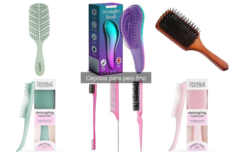 Opiniones sobre cepillos para pelo fino de FABCARE y Olivia Garden