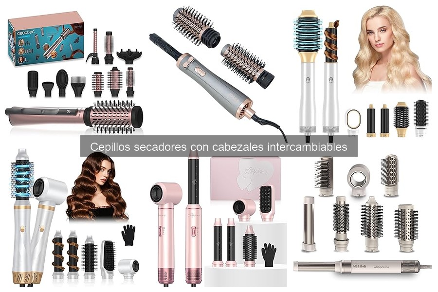 Opiniones sobre cepillos secadores con cabezales intercambiables