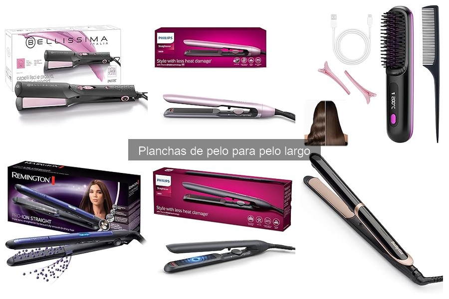 Opiniones sobre las mejores planchas para cabello largo