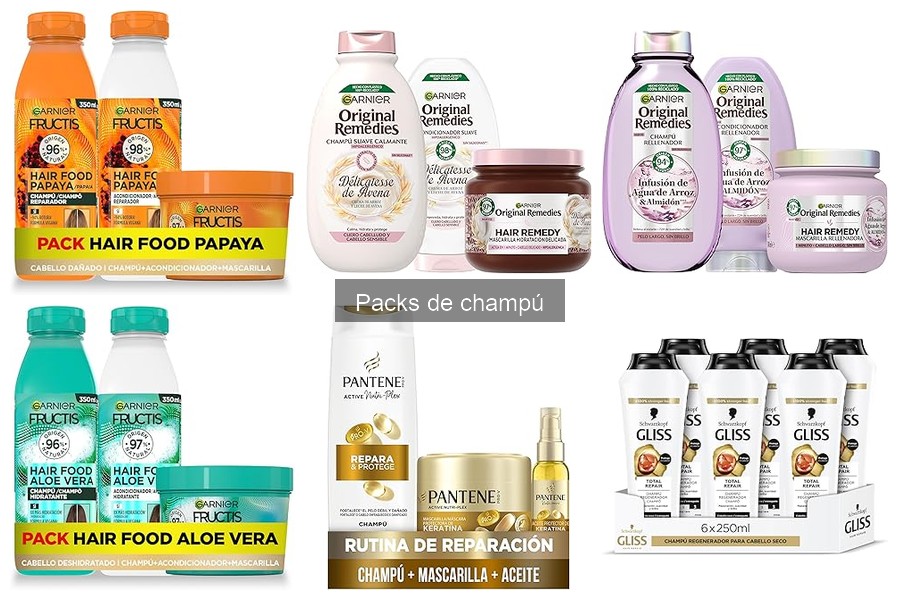 Pack de champú para cuero cabelludo sensible: Comparativa 2023