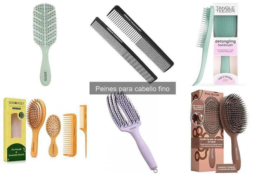 Peines para cabello fino: ¿Qué son y sus beneficios?