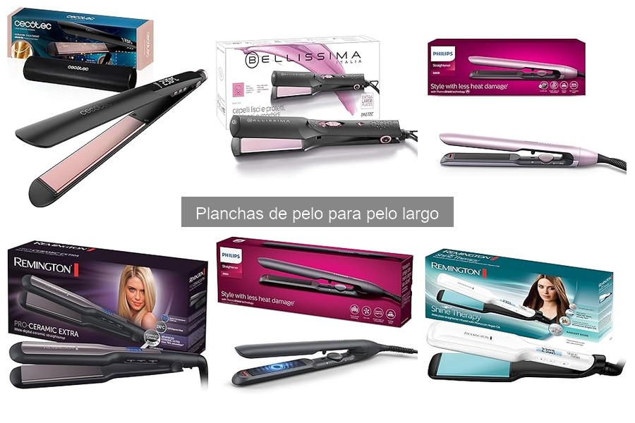 Plancha de pelo iónica: ¿realmente mejora el cabello largo?