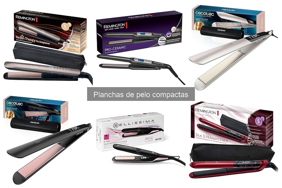 ¿Por qué mi plancha de pelo compacta no calienta?