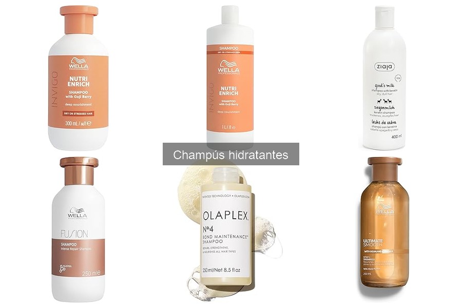 Precios promedio de champús hidratantes en Amazon