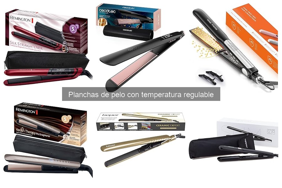 Precios Promedio de Planchas de Pelo con Temperatura Regulable