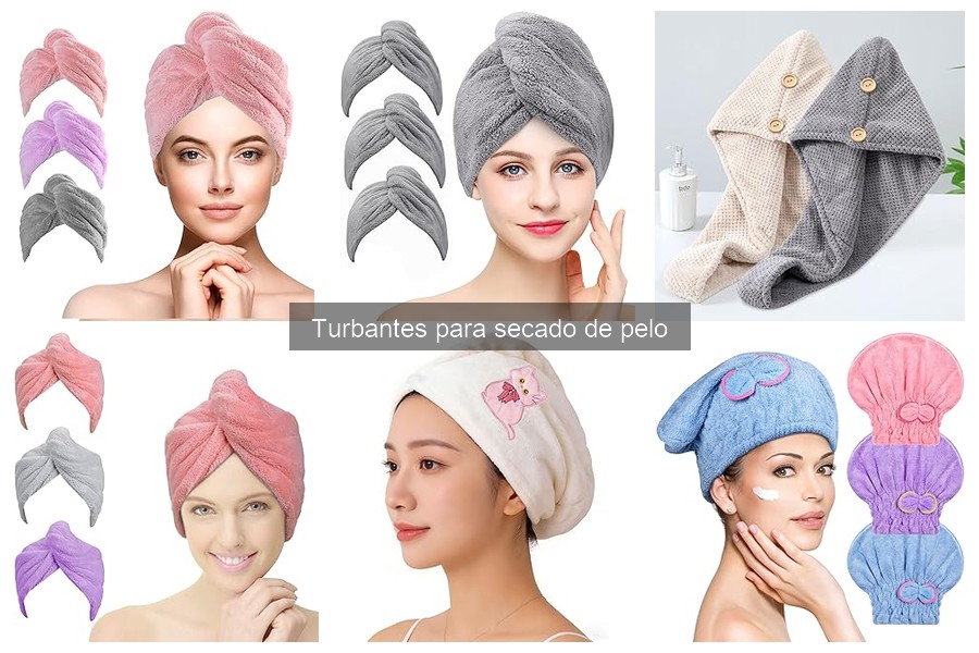 Problemas comunes al usar turbantes para secado de pelo