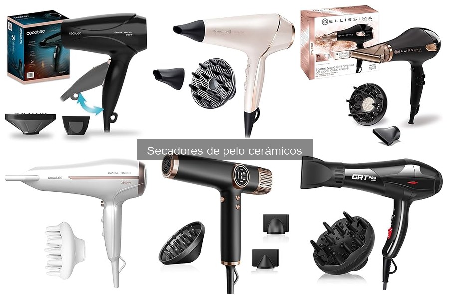 Problemas comunes con secadores de pelo cerámicos y soluciones