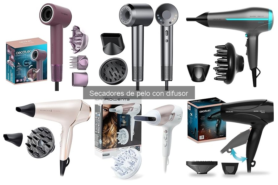 Problemas comunes con secadores de pelo con difusor y soluciones