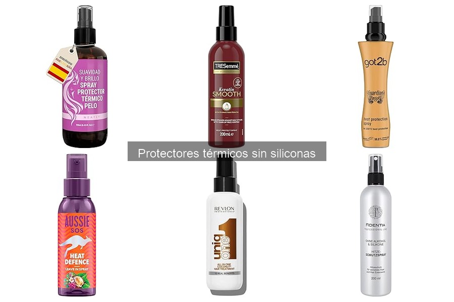 ¿Pueden los protectores térmicos sin siliconas causar alergias?