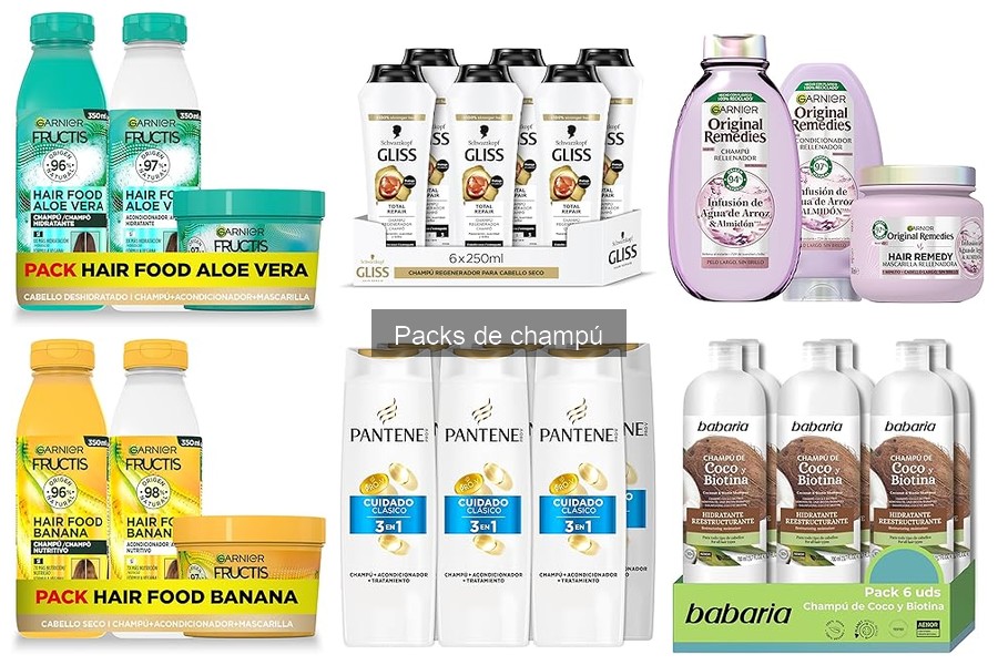 ¿Qué es un pack de champú? Beneficios y productos destacados