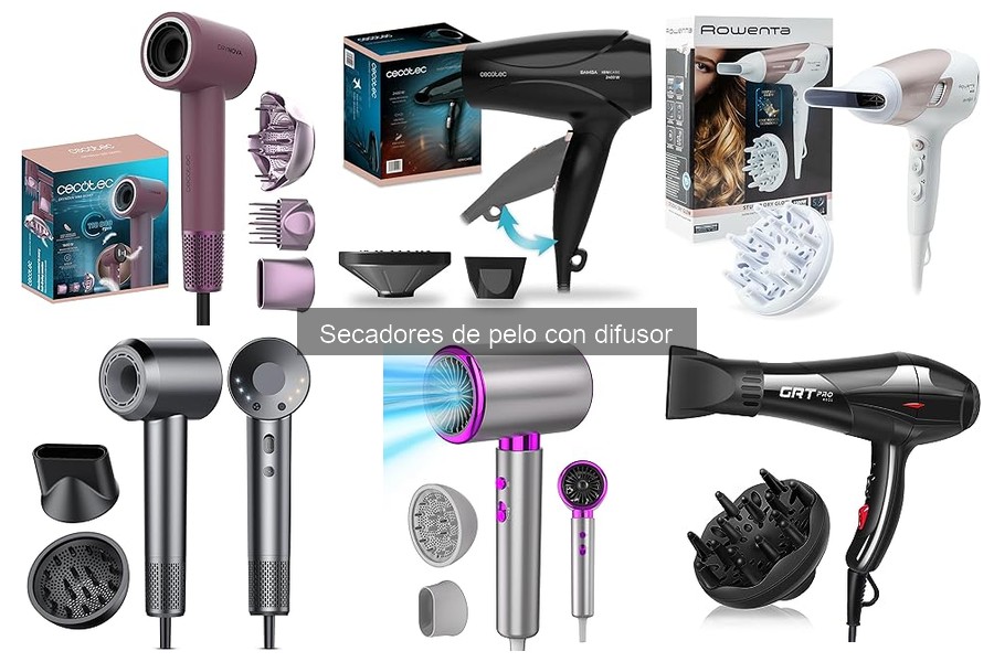 ¿Qué es un secador de pelo con difusor? Características y Usos