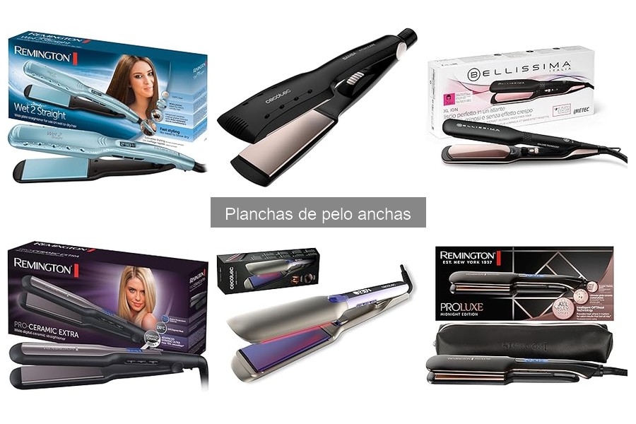 ¿Qué es una plancha de pelo ancha? Características y beneficios