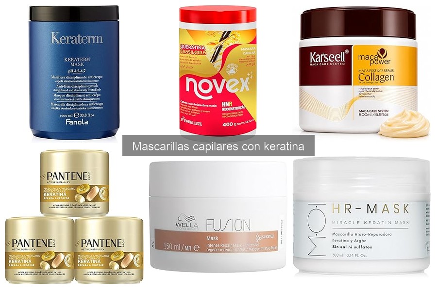 ¿Qué son las mascarillas capilares con keratina?