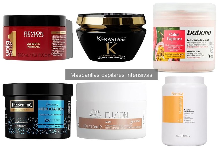 ¿Qué son las mascarillas capilares intensivas?