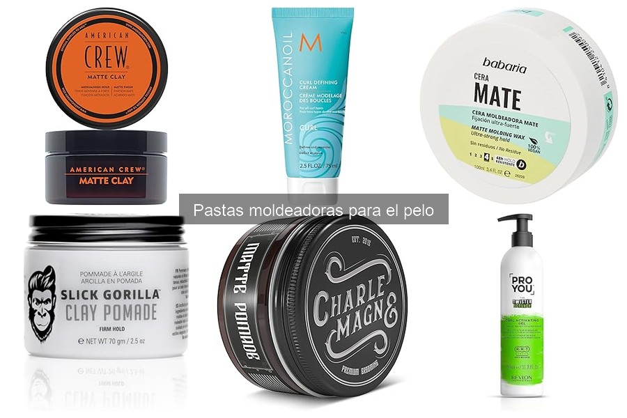 ¿Qué son las pastas moldeadoras para el cabello?